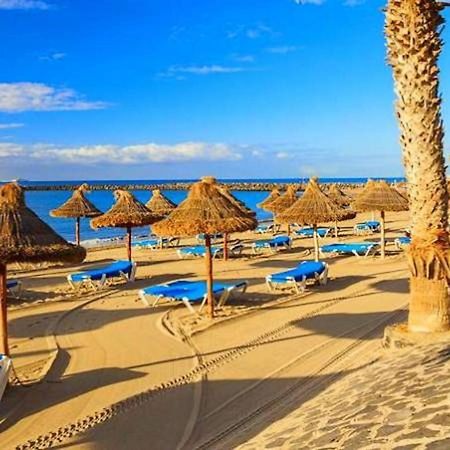 Top Floor, Sea View, Huge Terrace, Heated Pool, Garage Лос Кристианос Экстерьер фото