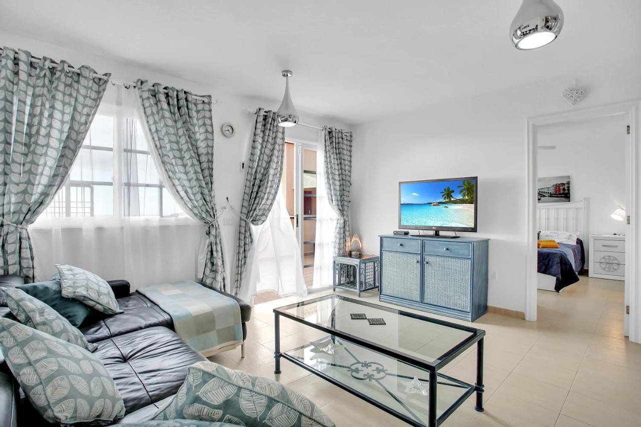 Top Floor, Sea View, Huge Terrace, Heated Pool, Garage Лос Кристианос Экстерьер фото